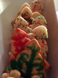 lovely tree sugar cookies...