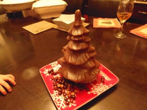 we've been waiting since the start of Advent to eat this tree...