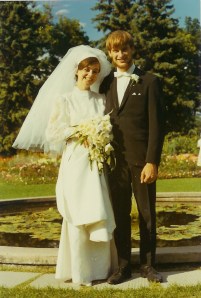 our wedding day, August 1, 1970