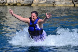 amazingly, the dolphins were able to push me up...