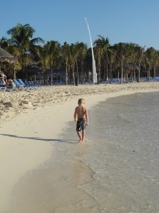 early morning beach wander... a view we often see of Gray...