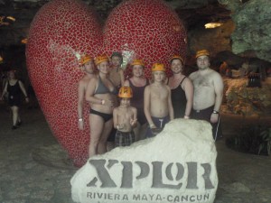 in the heart of the caves...