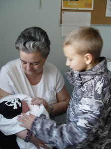 first time Kyler got to see him...