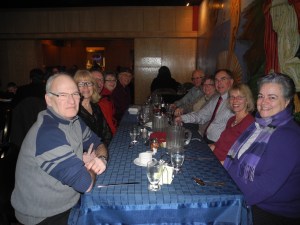 last February we went out for dinner...