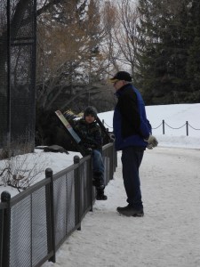 reading each and every sign at the zoo February 2012...