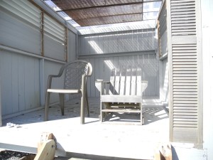 Kingfisher Spa Massage Hut on the beach...