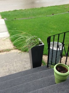 planter waiting to move to its new home...