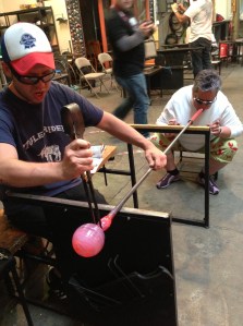 really difficult to blow the bubble and you need excellent teamwork...