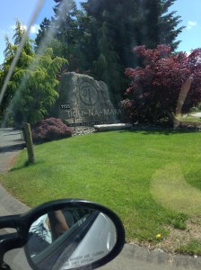 entrance to the spa...