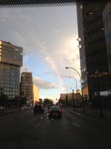 rainbow on way home...
