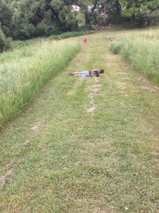 running and rolling 4...