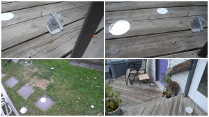 mirrors scattered about the garden...