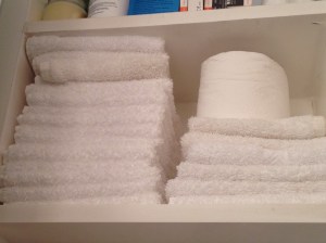 lots of clean facecloths...