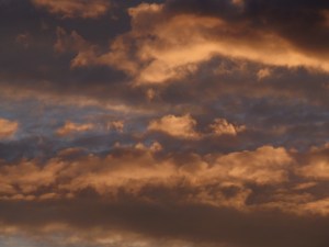 clouds from the deck...
