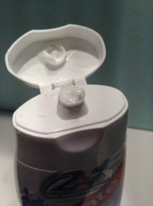 messy toothpaste cap...