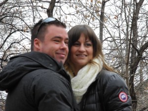 nice shot of Jeff and Crystal...