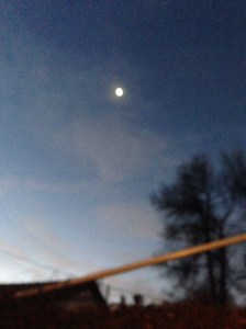 moon this morning...