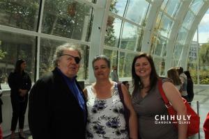 Cyndi and I with Dale Chihuly taken by one of their photographers...