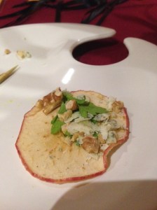 apple cheese nut appetizer...