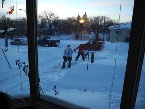 shovellers at work...