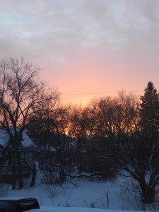 sunset last night...