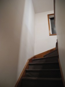 stairwell from main floor...